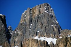 40 Eisenhower Tower Close Up At Southeastern End Of Castle Mountain Afternoon From Trans Canada Highway Driving Between Banff And Lake Louise in Winter.jpg
